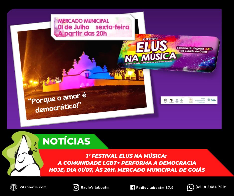 1º Festival Elus na Música: a comunidade LGBT+ performa a democracia.