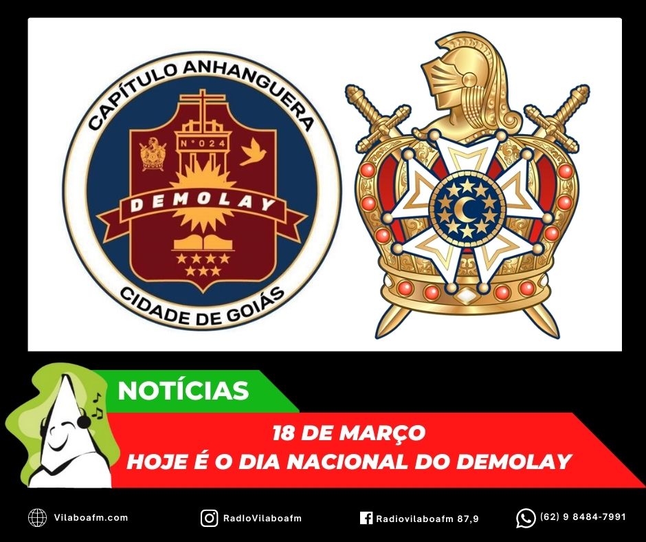Hoje é o Dia Nacional do DeMolay