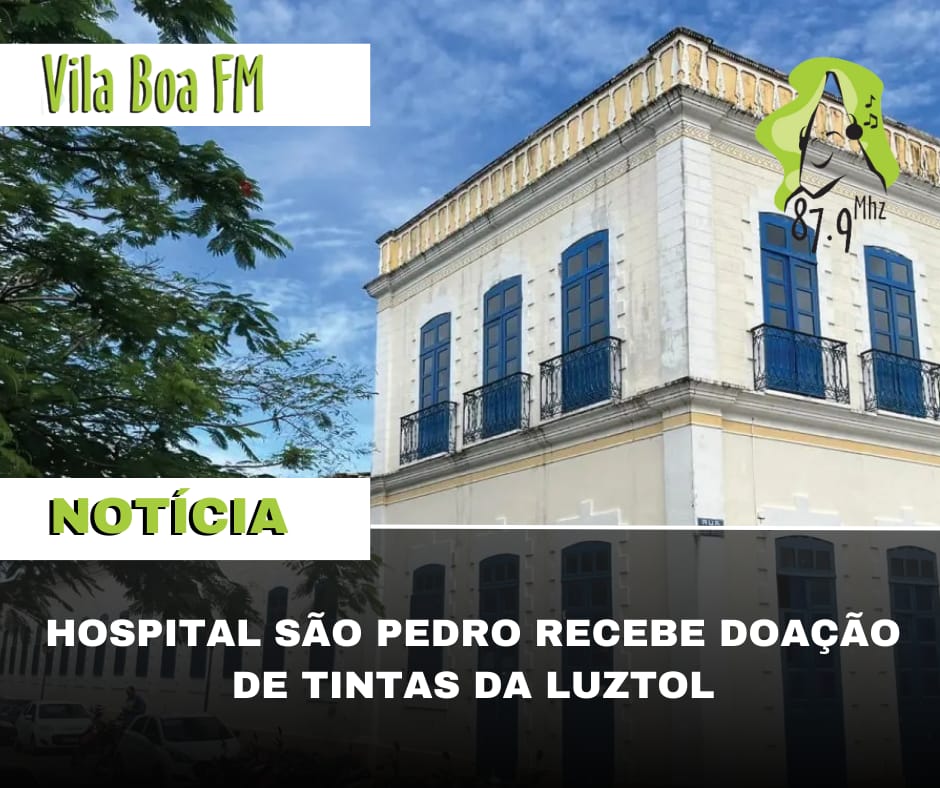 ​Hospital São Pedro recebe doação de tintas da Luztol