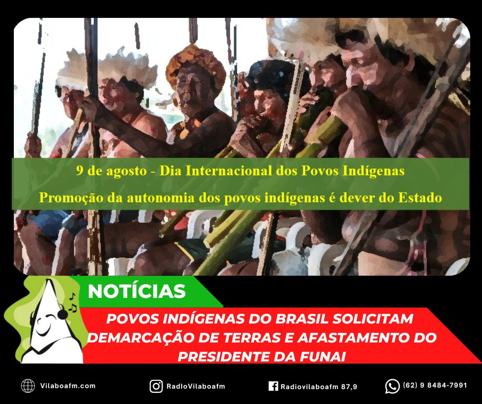 Ontem, dia 09/08, foi o Dia internacional dos Povos Indígenas