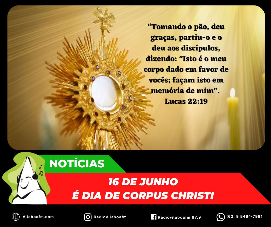 Comemoração de Corpus Christi.