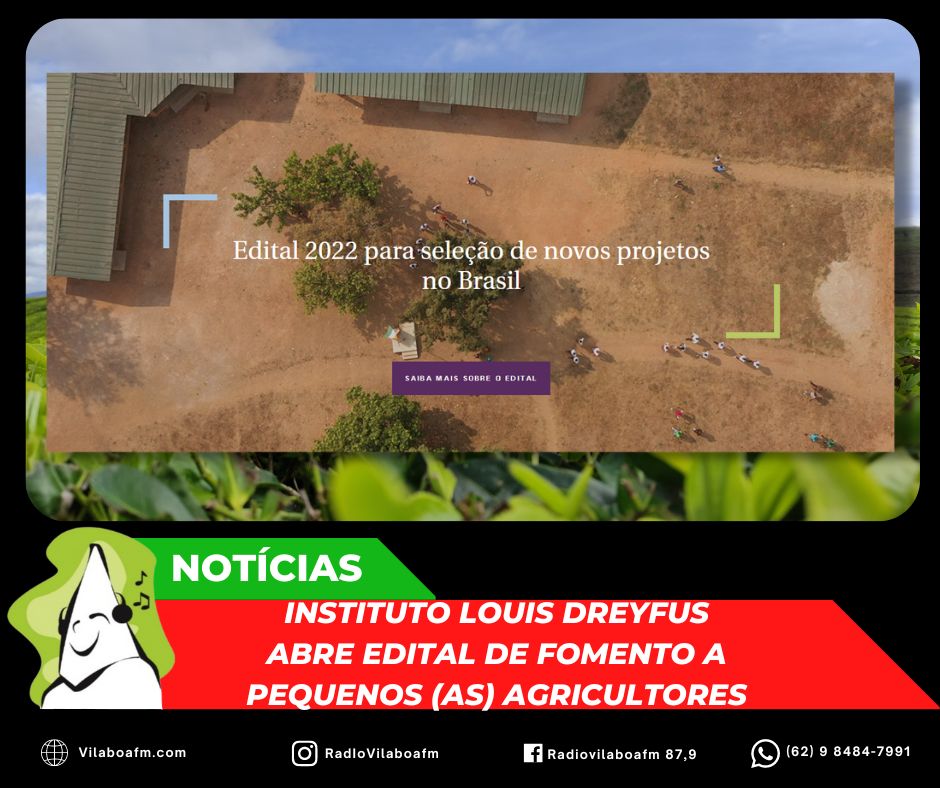 Aberto edital de financiamento para projetos de segurança alimentar por meio da agricultura familiar sustentável.