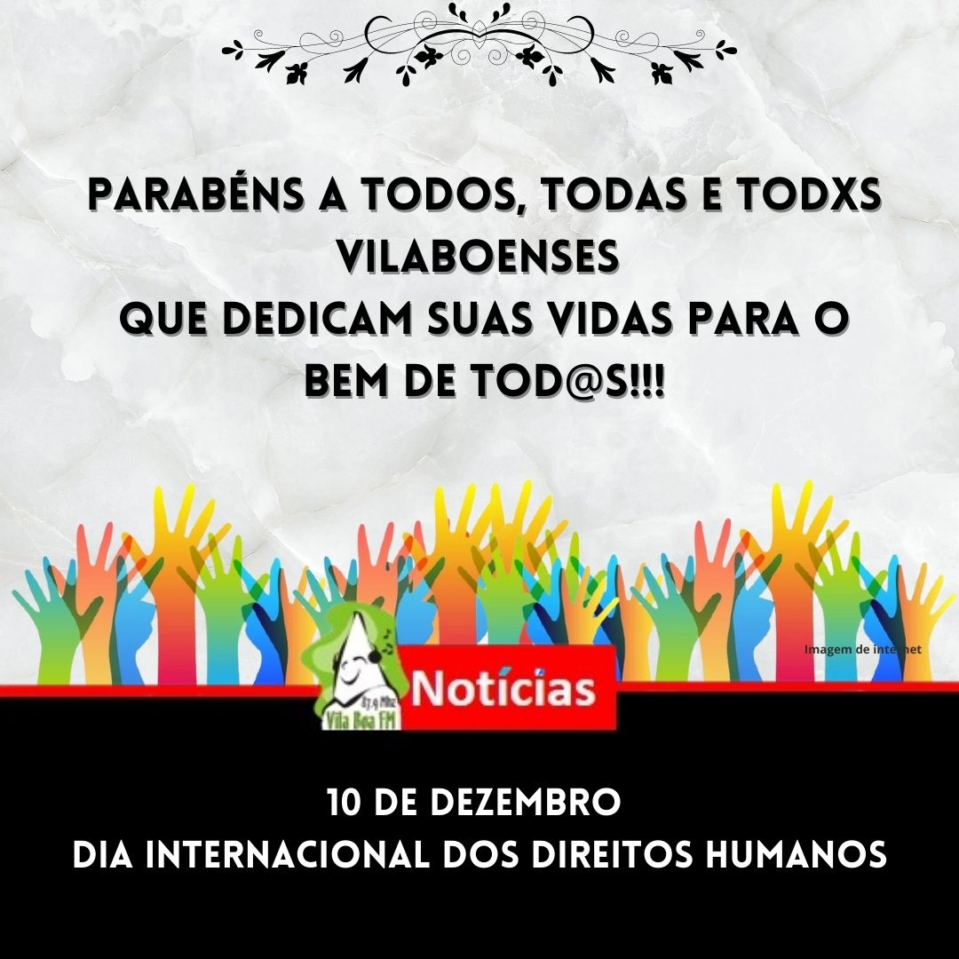10 de dezembro - Dia Internacional dos Direitos Humanos