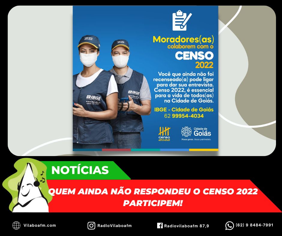 Participem do Censo 2022