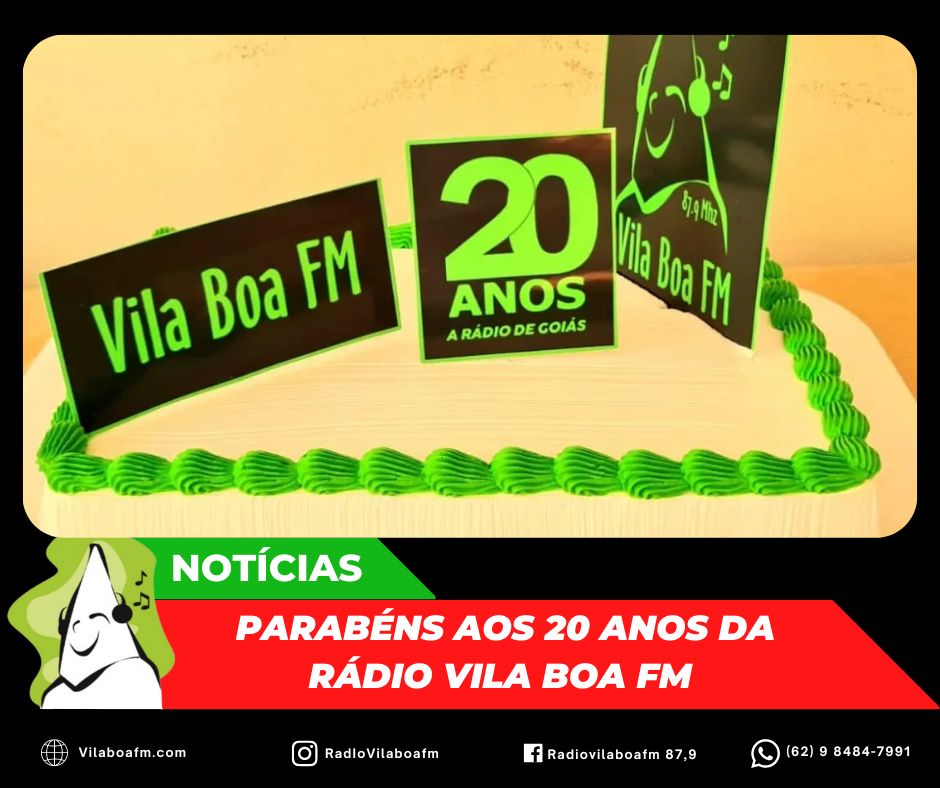 Café da manhã em comemoração aos 20 anos da Rádio Vila Boa FM.