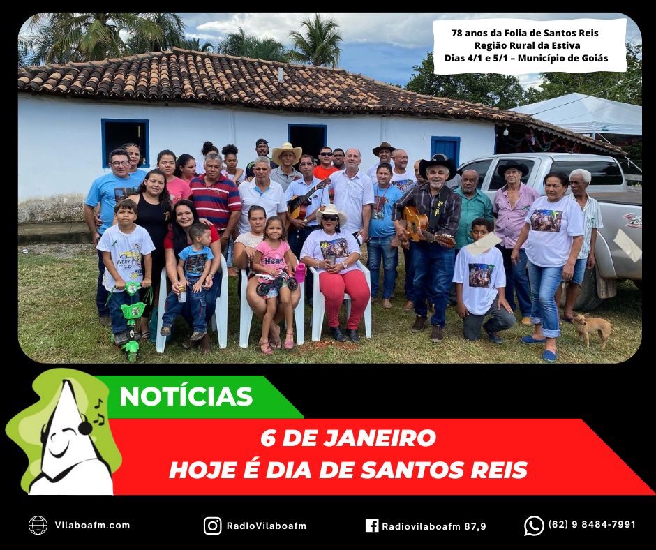 6 de janeiro é Dia de Reis