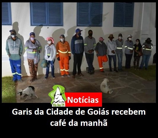 ​Garis da Cidade de Goiás recebem café da manhã