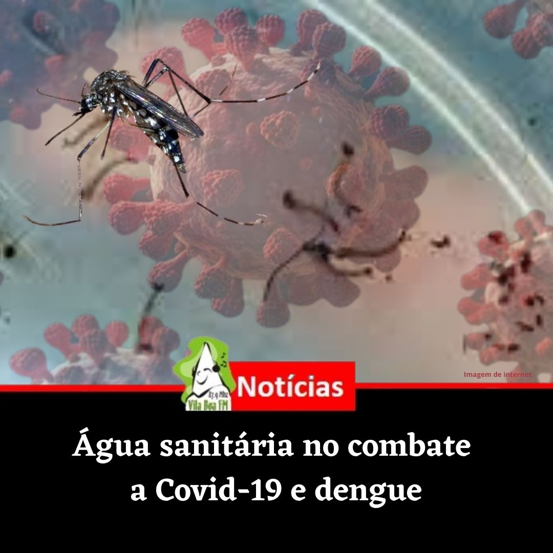Uso da água sanitária no combate contra a Covid-19 e dengue.