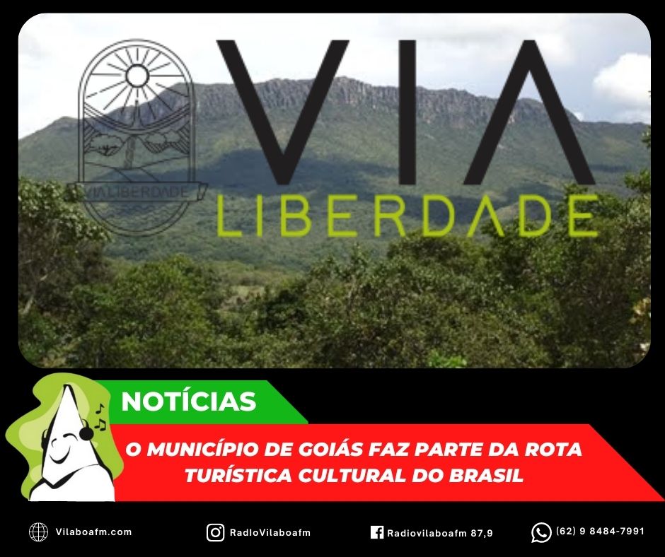 O Município de Goiás é parte do maior eixo turístico cultural do Brasil