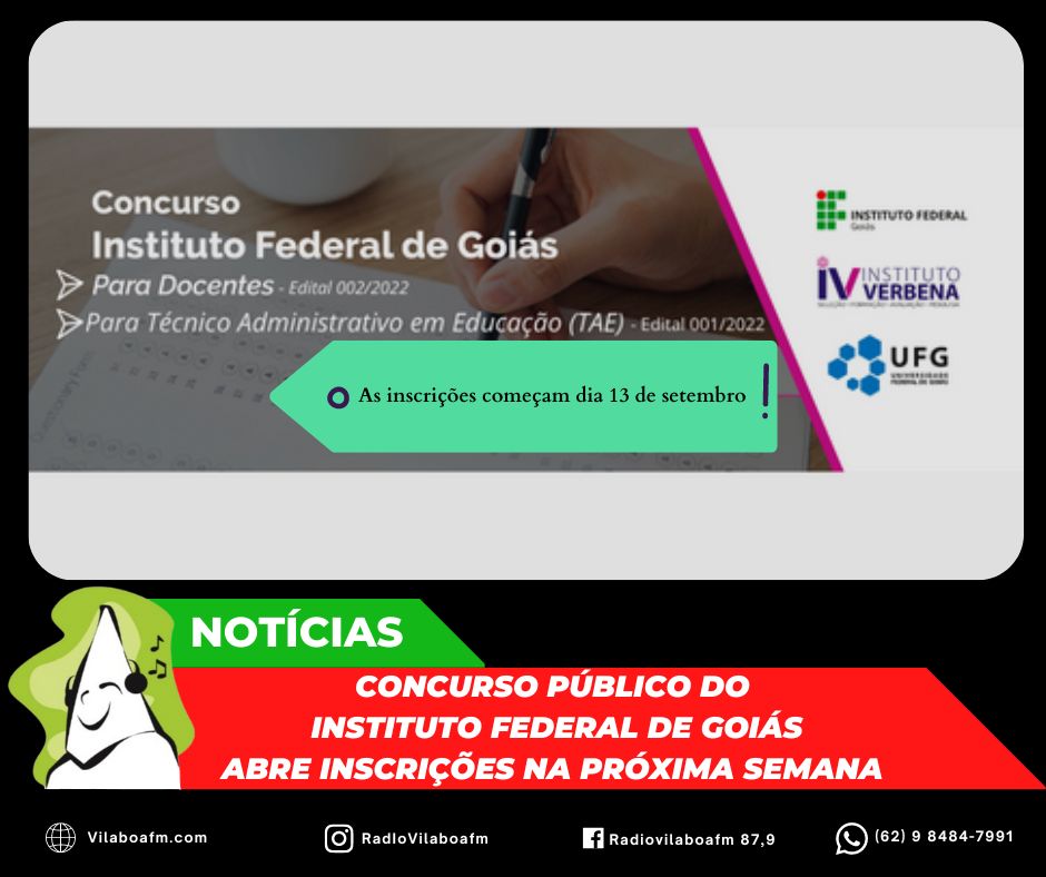 Concurso Público do Instituto Federal de Goiás