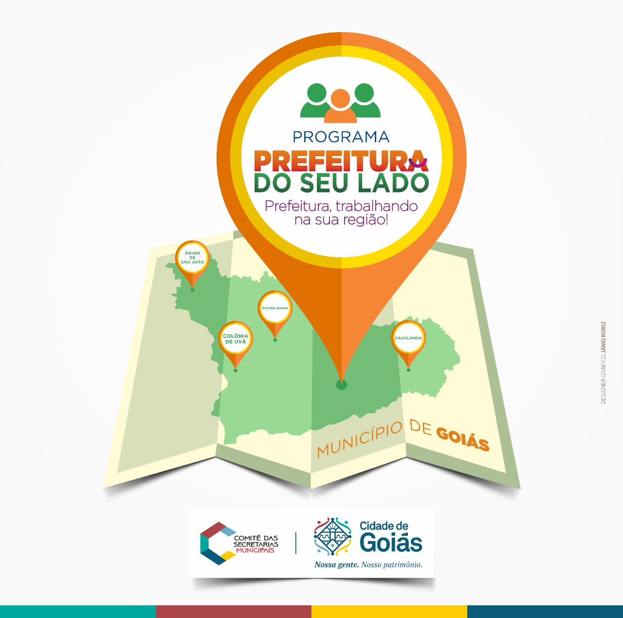 ​A PREFEITURA DE GOIÁS LANÇA NO PRÓXIMO DIA 08 DE NOVEMBRO O PROGRAMA “PREFEITURA DO SEU LADO”.