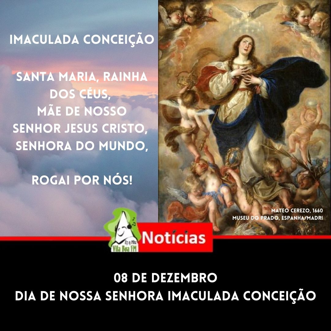 Dia da Nossa Senhora Imaculada Conceição