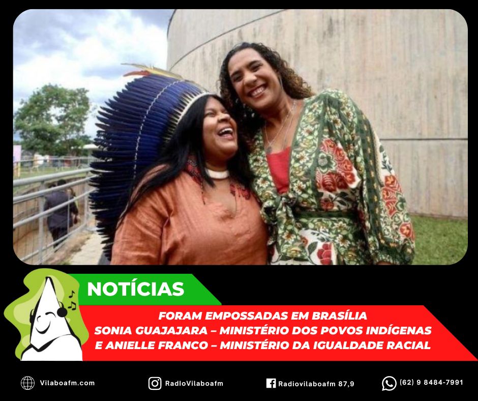 Tomam posse as Ministras Sonia Guajajara e Anielle Franco