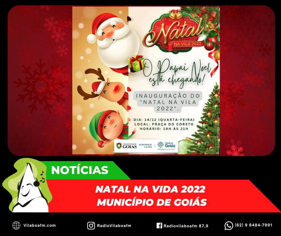 Natal na Vida 2022 no Município de Goiás
