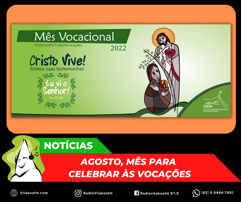 Agosto é o Mês das Vocações
