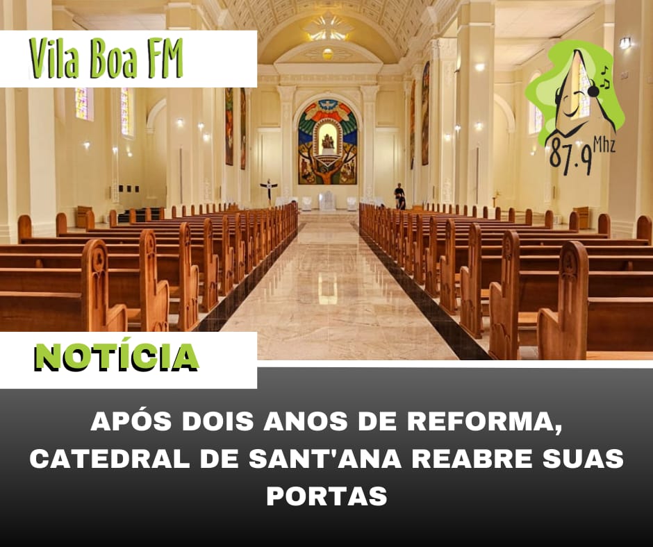 ​Após dois anos de reforma, Catedral de Sant’Ana reabre suas portas