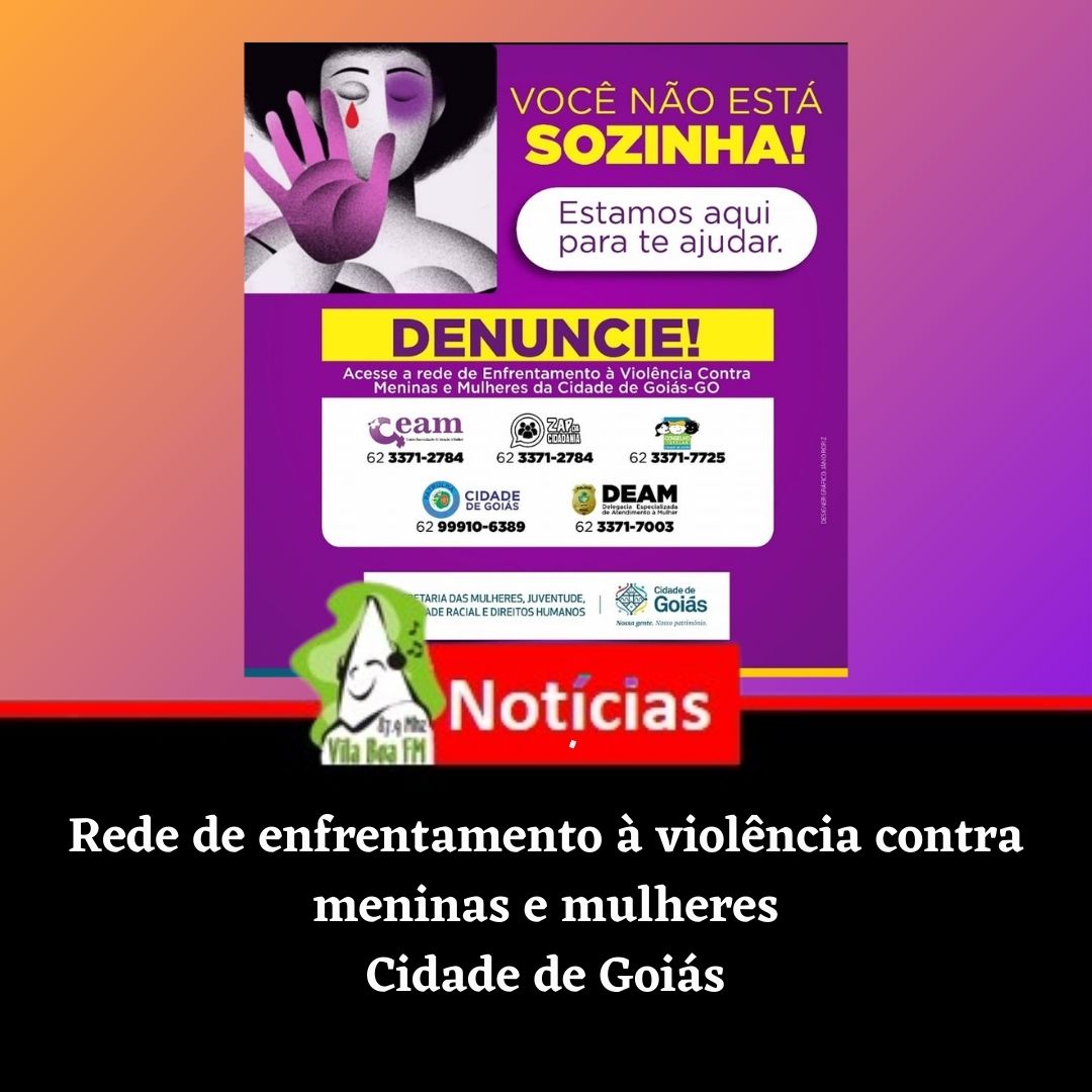 Contatos da Rede de enfrentamento à violência contra meninas e mulheres.