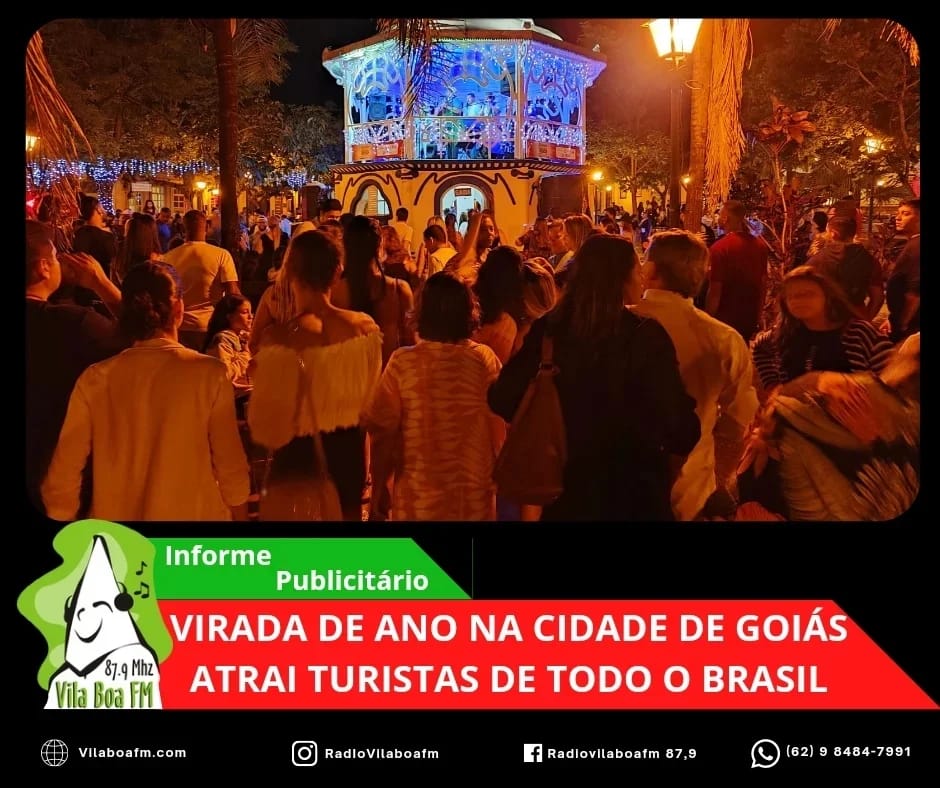 ​VIRADA DE ANO NA CIDADE DE GOIÁS ATRAI TURISTAS DE TODO O BRASIL