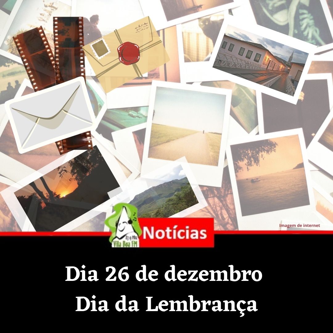 Dia 26 de dezembro é o Dia da Lembrança