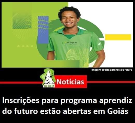 ​Inscrições para programa aprendiz do futuro estão abertas em Goiás