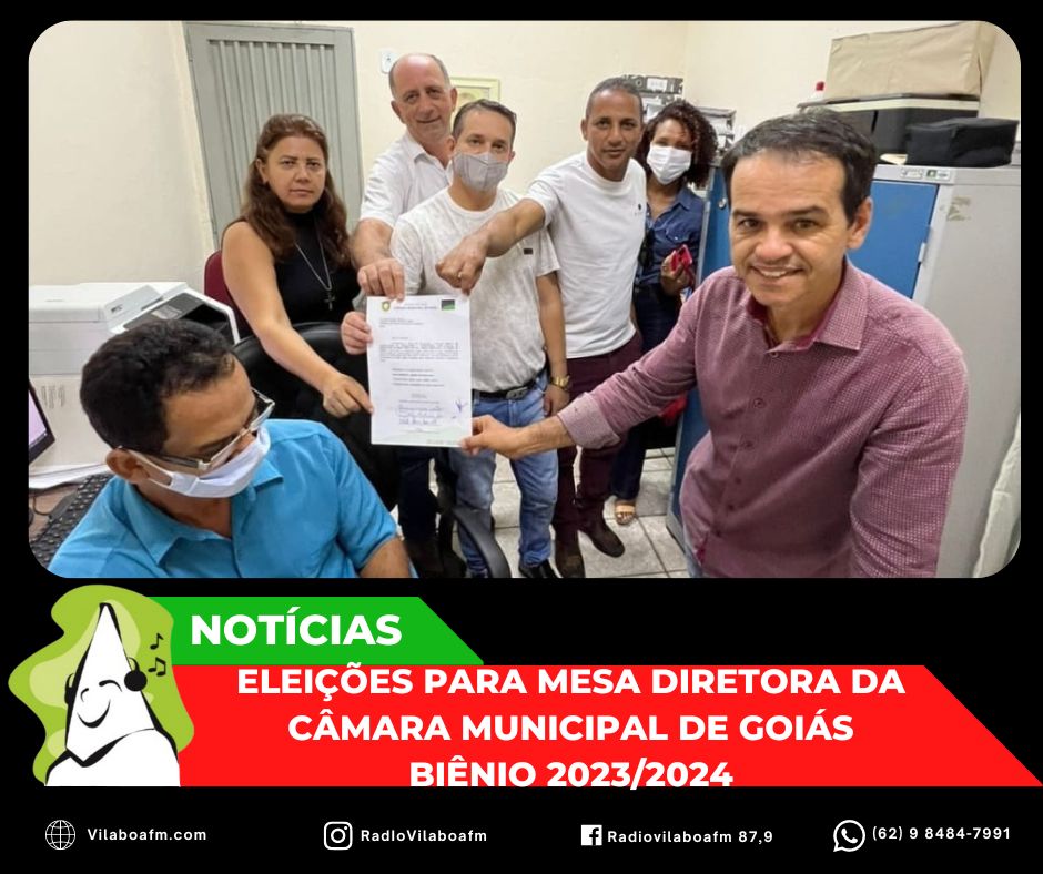 Eleições para Mesa Diretora da Câmara Municipal de Goiás