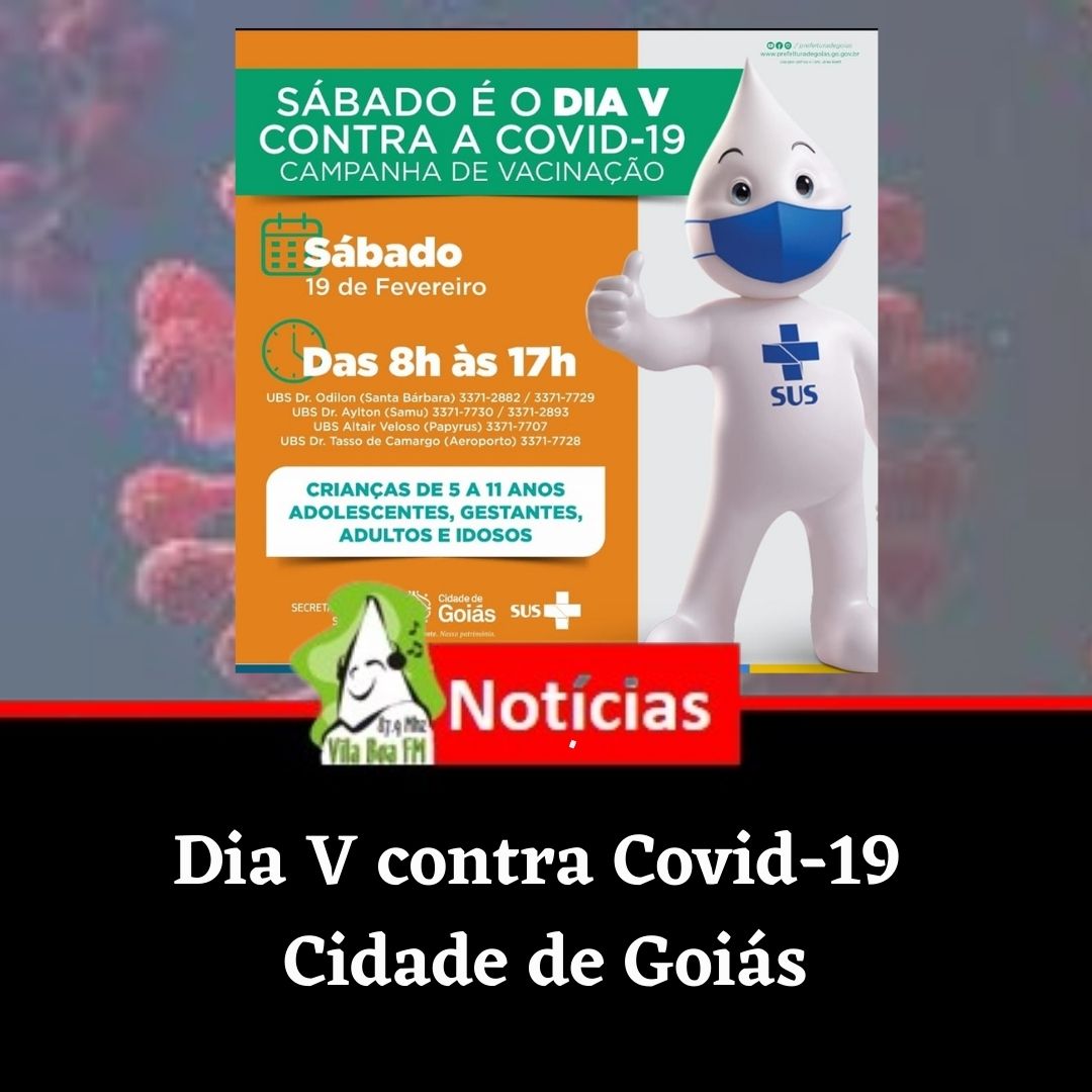 Dia V contra Covid-19 na Cidade de Goiás