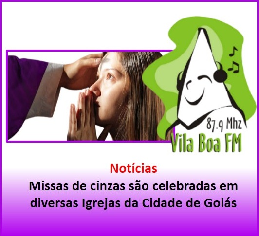 ​Missas de cinzas são celebradas em diversas Igrejas da Cidade de Goiás
