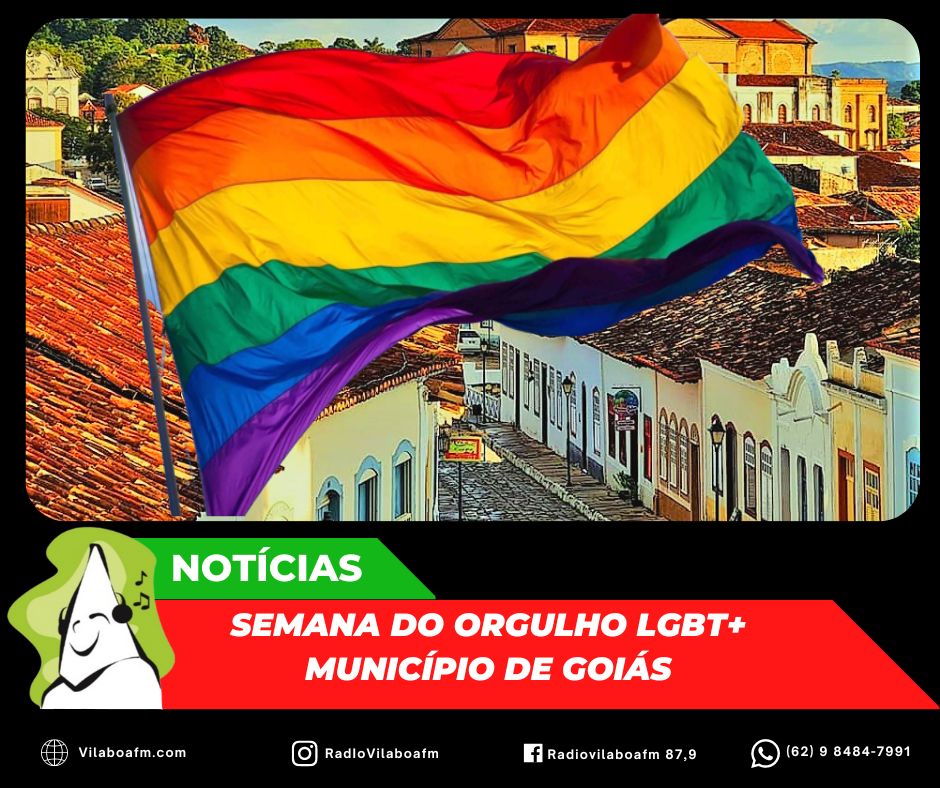 Vem aí a Semana do Orgulho LGBT+ da Cidade de Goiás