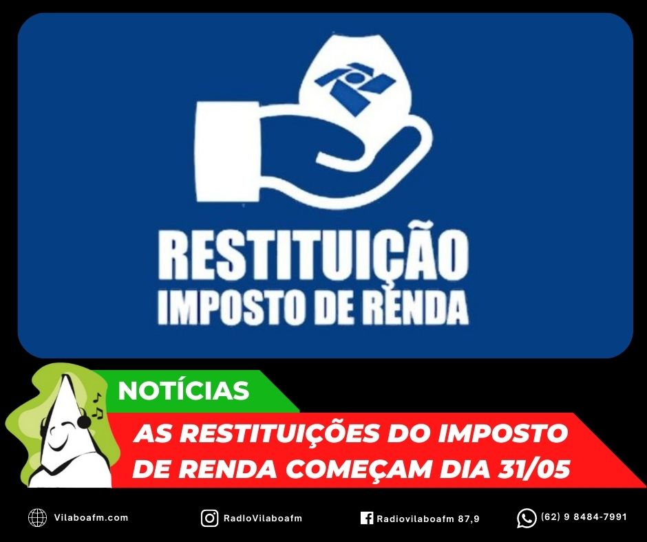 A Receita Federal começa a pagar a Restituição do Imposto de Renda a partir de 31 de maio de 2022.