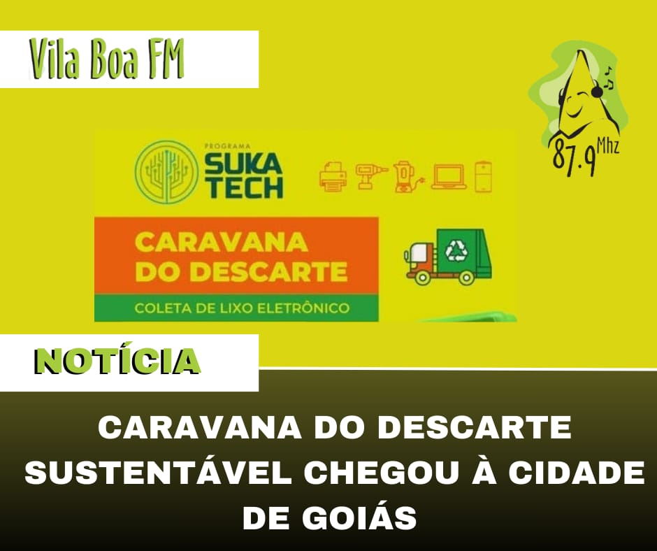 ​Caravana do Descarte Sustentável Chega à Cidade de Goiás
