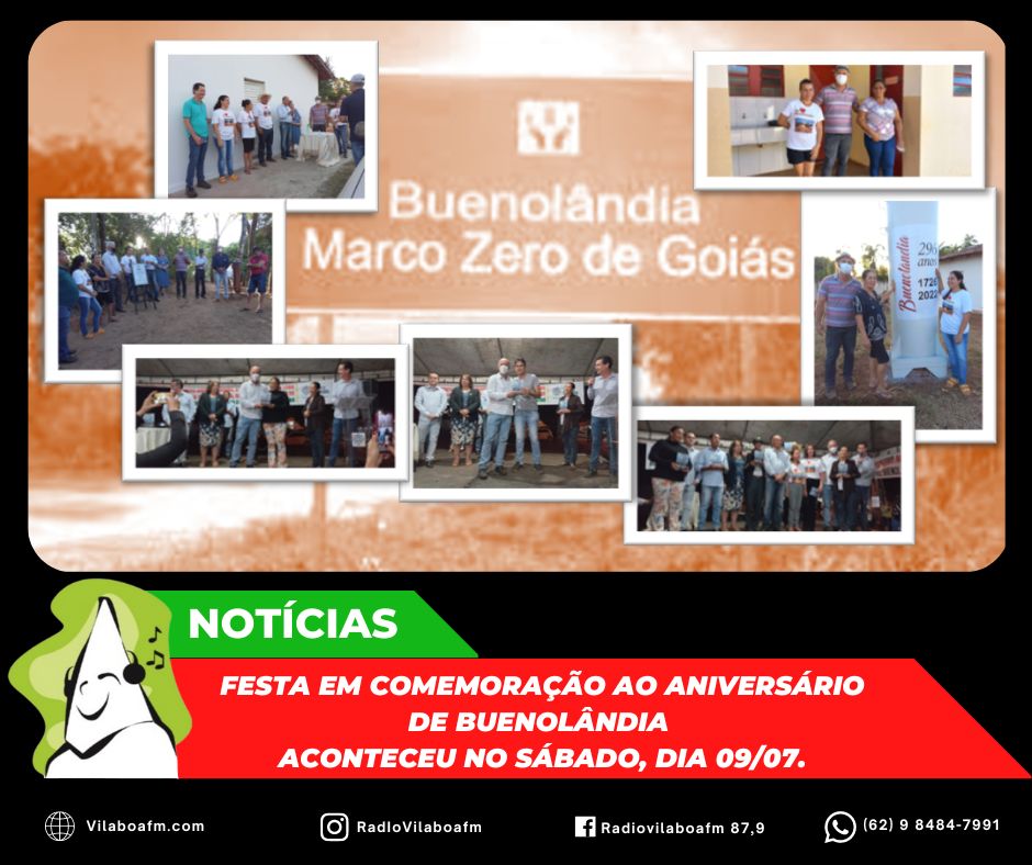 O distrito de Buenolândia completou 296 anos