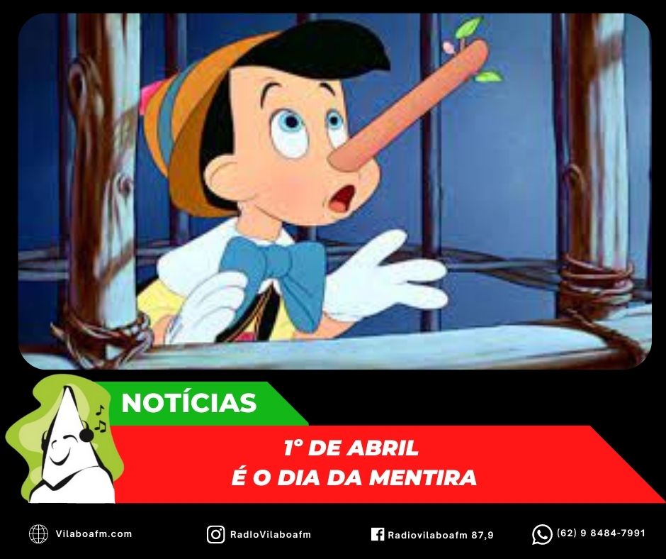 1º de abril é o Dia da Mentira