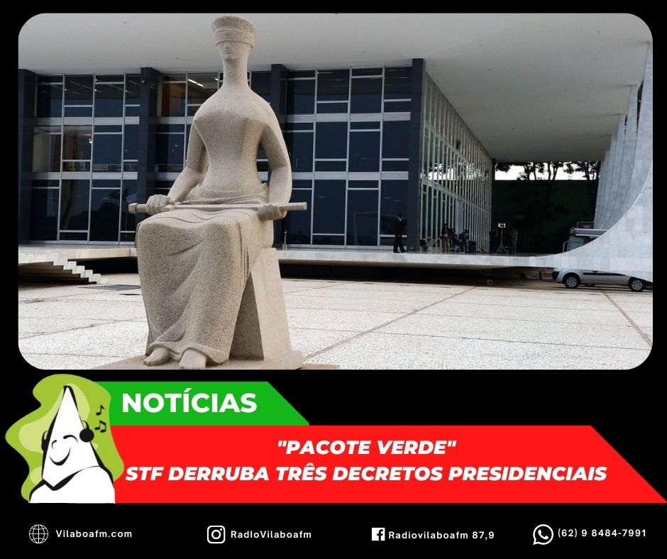 STF derrubou três decretos do Presidente da República sobre o Fundo Ambiental.