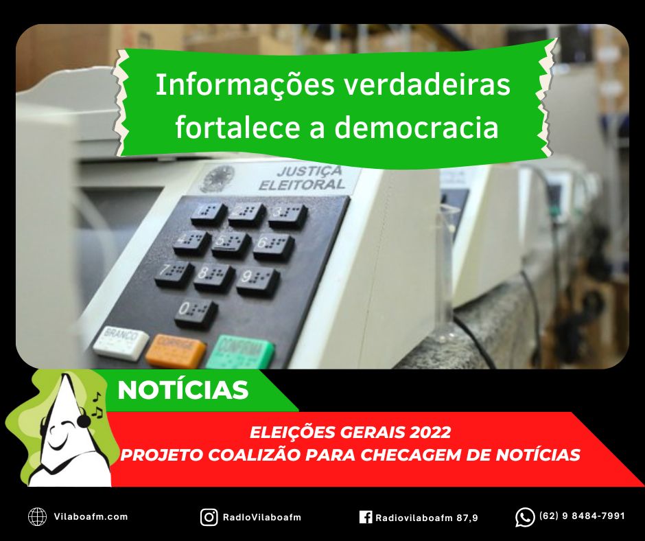 Projeto Coalizão para checagem de notícias: Eleições Gerais 2022
