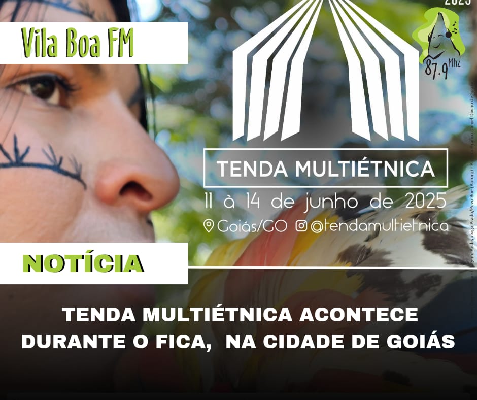 ​Tenda Multiétnica acontece durante o FICA, na Cidade de Goiás