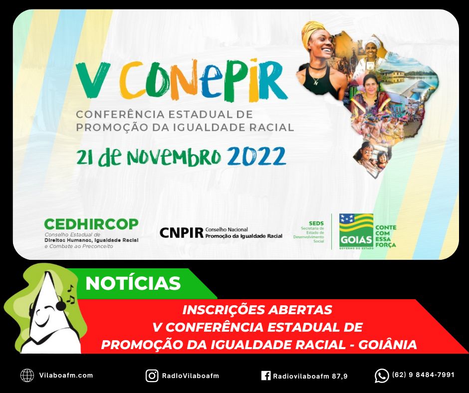 V Conferência Estadual de Promoção da Igualdade Racial 2022