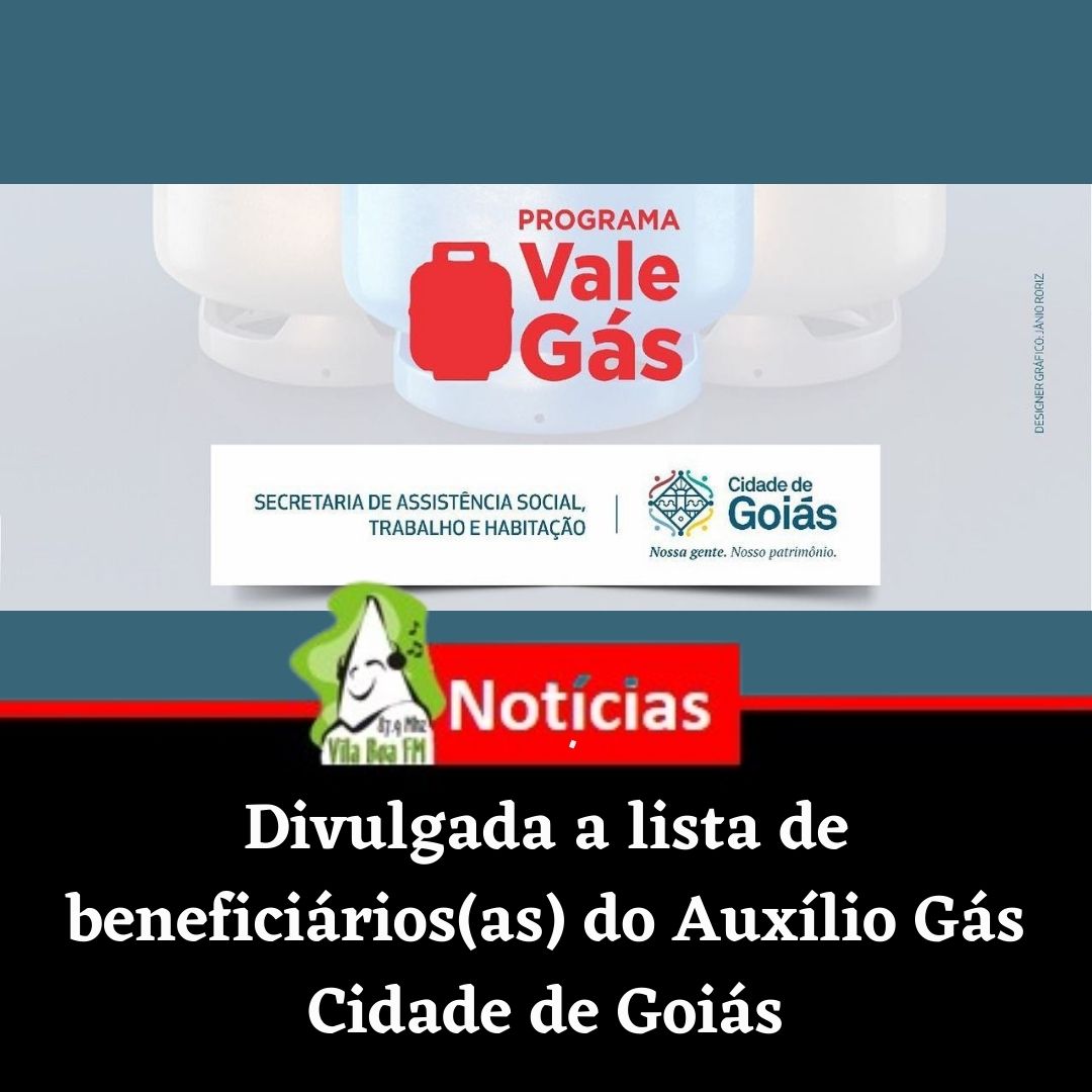 Foi divulgada a lista de beneficiários(as) do Auxílio Gás.