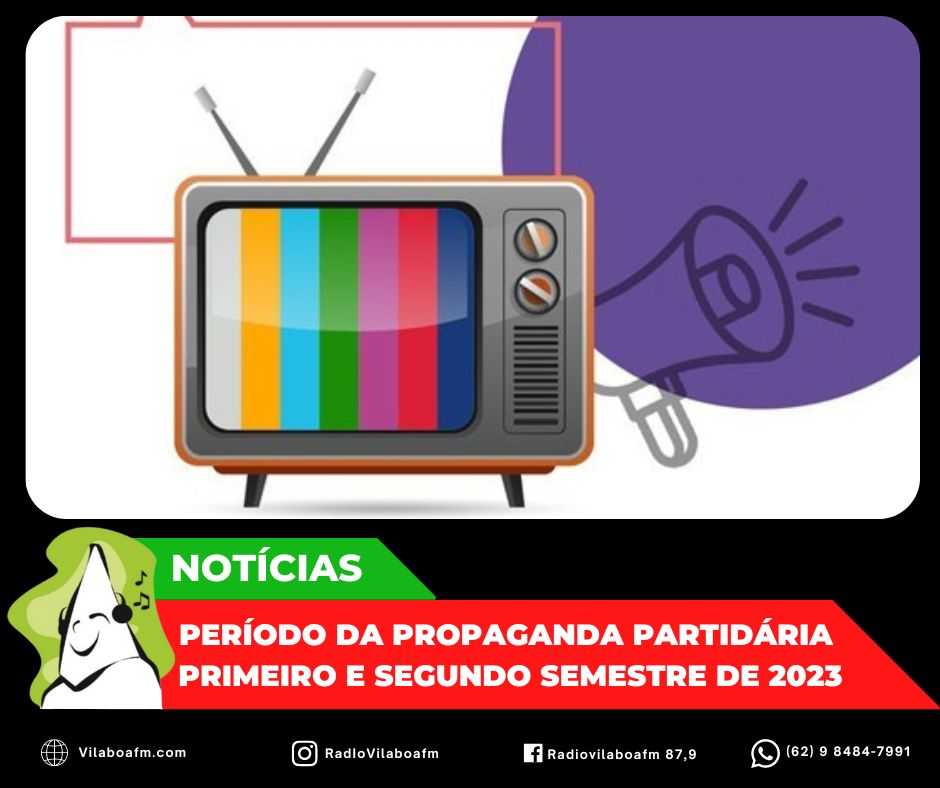 Emissoras de Rádio e TV começaram a vincular nas suas programações as propagandas partidárias