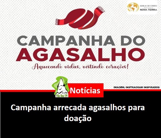 ​Campanha arrecada agasalhos para doação
