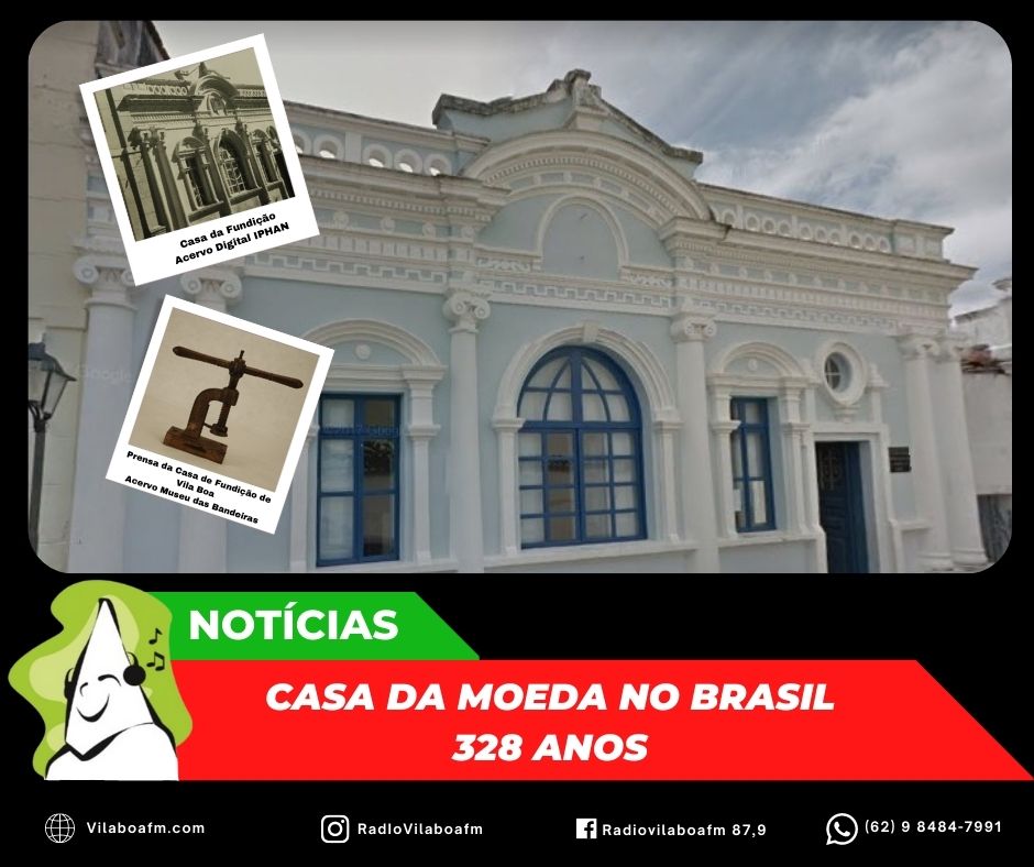 Fez 328 anos que foi criada a primeira Casa da Moeda no Brasil.