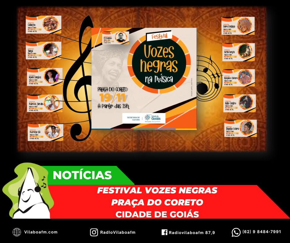 Acontece hoje o Festival Vozes Negras