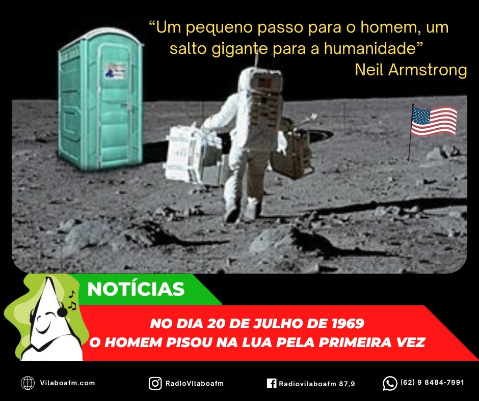 Faz 53 anos que o homem pisou na lua pela primeira vez